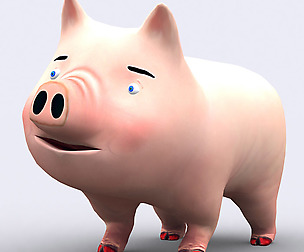 3DRT - Toonpets animals - Pig