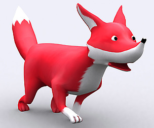 3DRT - Toonpets animals - Fox