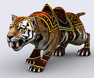 3DRT - Fantasy Mount Tiger