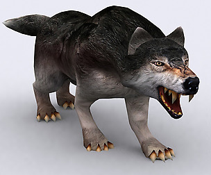 3DRT - Fantasy Animal Wolf