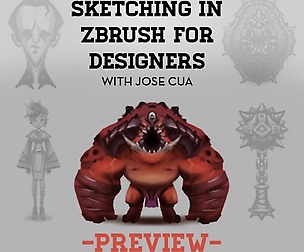 Sketching in Zbrush for Designers