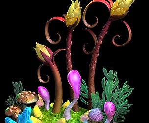The sea - the fantasy plant 01