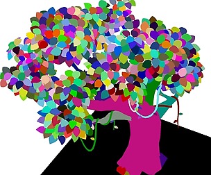 Cartoon Forest - Big Trees 03