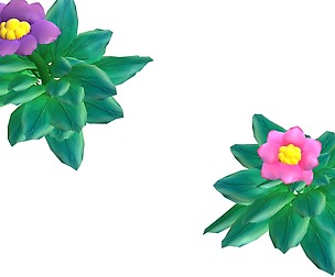 Cartoon plant - small plant