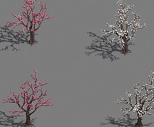 Daughter village - plum tree