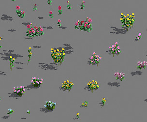Daughter village - plant flowers