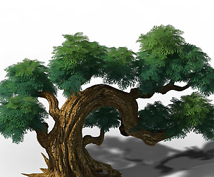 Peach Blossom Island - Plant - Tree 07