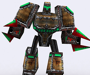 3DRT - Warbot Mechanoid Dagger