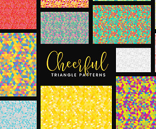 30 Cheerful Triangle Patterns