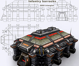 3DRT - Infantry Barracks