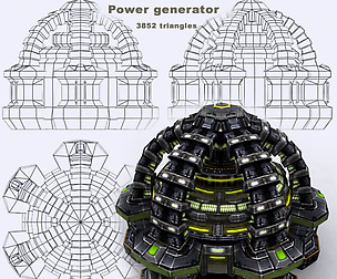 3DRT - Sci-Fi Constructions -  Power Generator
