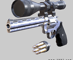 3DRT - Modern firearms HD - Magnum 44