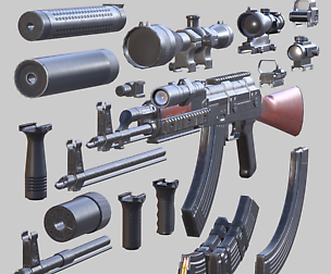 3DRT - Modern firearms HD - AK 47
