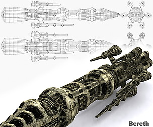 3DRT - Sci-Fi Norad Battleship - Bereth