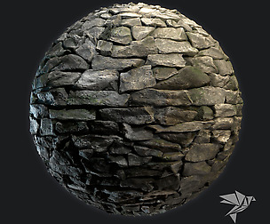 High-Quality PBR Stone Wall Material