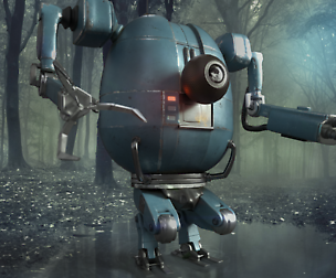 Detailed Character Robot