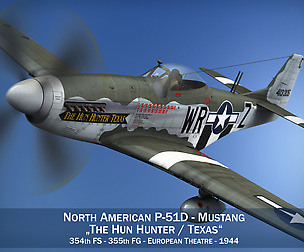 North American P-51D - The Hun Hunter / Texas