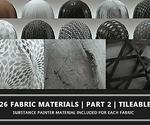 26 Fabric Materials Part 2 - 4K - Tileable