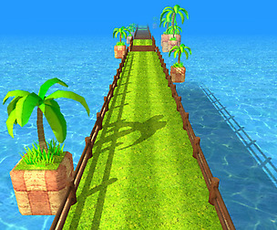 Endless Runner/ Racing Game Scene