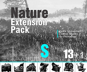 Nature Extension Pack S - lucky 13 Ps brushes