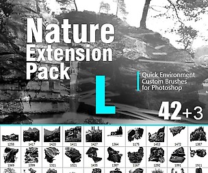 Nature Extension Pack L - Ps brushes