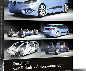 Dosch 3D - Car Details - Autonomous Car