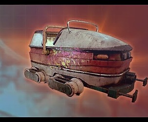 Coaster Cart Asset in Maya