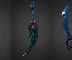 Obsidian Weapon Set