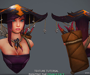 Texture Tutorial - Painting the Female Face