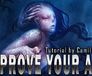 Tutorial making digital character painting