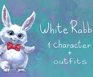 White rabbit wardrobe