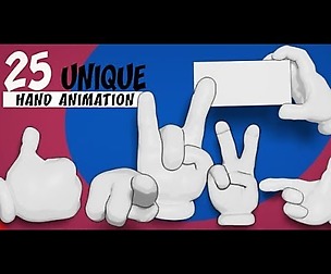 25 Cartoon Hand Animation