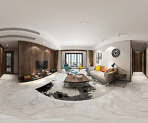 andinavian Style Living Room Restaurant Space 19