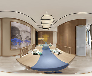 ique Chinese style kitchen with kitchen Space 01