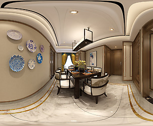 ntique Chinese Style Restaurant Kitchen Space 05