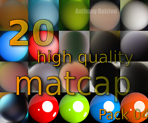 20 high quality matcap pack 4