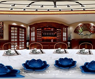 ntique Chinese Style Restaurant Kitchen Space 07
