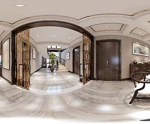 ue Chinese Style Living Room Restaurant Space 11