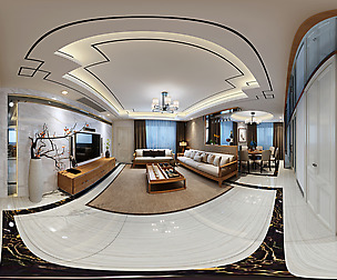 ue Chinese Style Living Room Restaurant Space 17