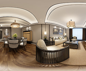 ue Chinese Style Living Room Restaurant Space 24