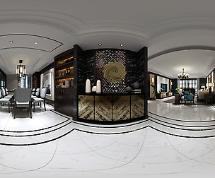 ue Chinese Style Living Room Restaurant Space 29