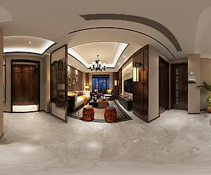ue Chinese Style Living Room Restaurant Space 31