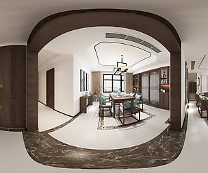 ue Chinese Style Living Room Restaurant Space 32