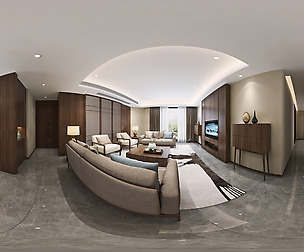 ue Chinese Style Living Room Restaurant Space 43