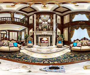 Deluxe European Family Living Room Restaurant 10