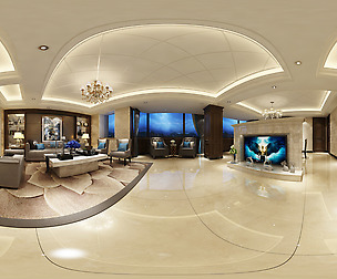 Deluxe European Family Living Room Restaurant 14