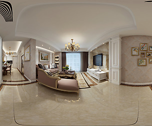 Deluxe European Family Living Room Restaurant 17