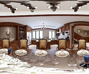 ramic American Style Restaurant Kitchen Space 02