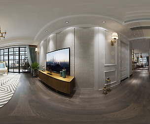 American Style Family Living Room Restaurant 08