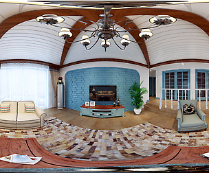 American Style Family Living Room Restaurant 09